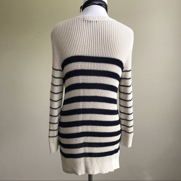 Ann Taylor Striped Long Sleeve Sweater - Picture 3 of 7
